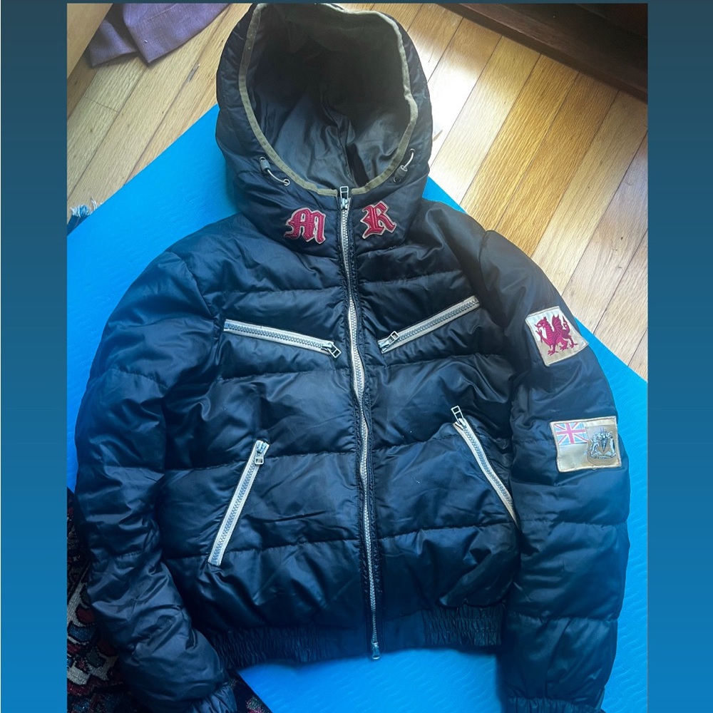 MRSO puffer jacket! With medieval patches